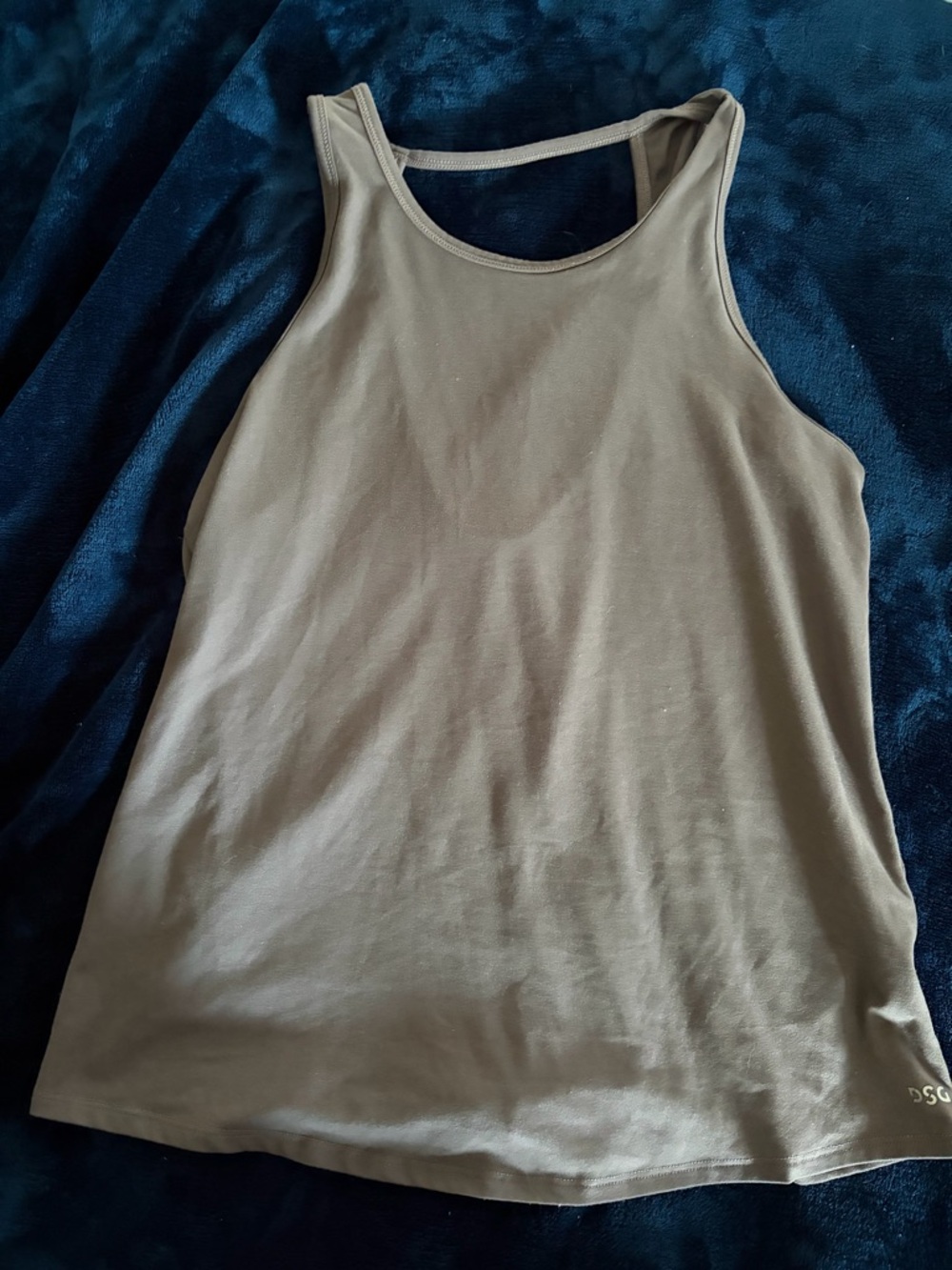 Women’s grayish Racerback Tank Top
